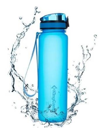Пляшка для води KingCamp Tritan Straw Bottle 500ML (blue)