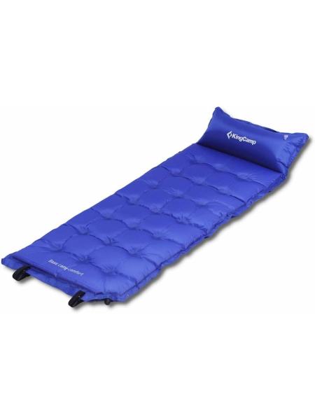 Самонадувающийся коврик KingCamp Base Camp Comfort(KM3560) (blue)