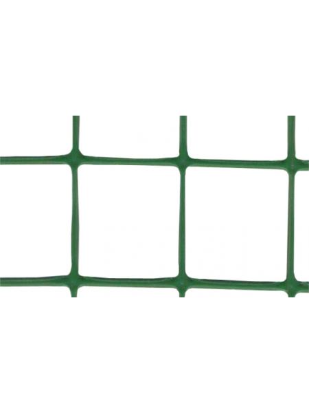 Клевер Сітка пластикова 'пташка' яч. 12х14 мм, рул. 1х50 м (зелена)