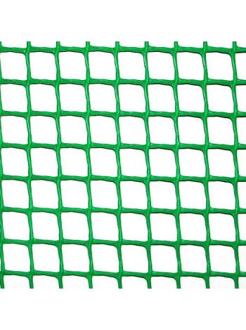 Клевер Сетка пластиковая 'забор' яч. 85х95 мм, рул. 1х20 м (темно зеленая)