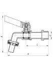 Кран пивний 1/2 "(KOER KR.251) (KR0011)