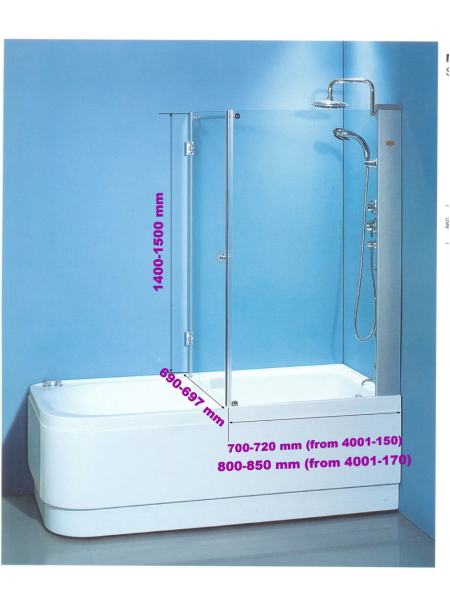 Шторы на ванну KO&PO 7047 (800)