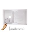 Кухонна мийка Lidz 790x500/200 WHI-01 (LIDZWHI01790500200)