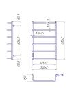 Полотенцесушитель Стандарт HP-I 80x53/15 TR (242754)