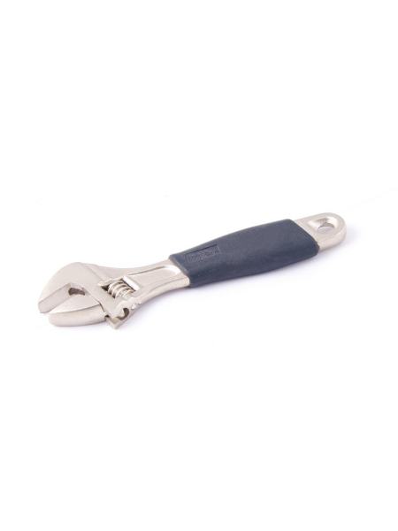 Ключ разводной 150 мм, 0-20 мм с обрезиненной ручкой MASTERTOOL 76-0121