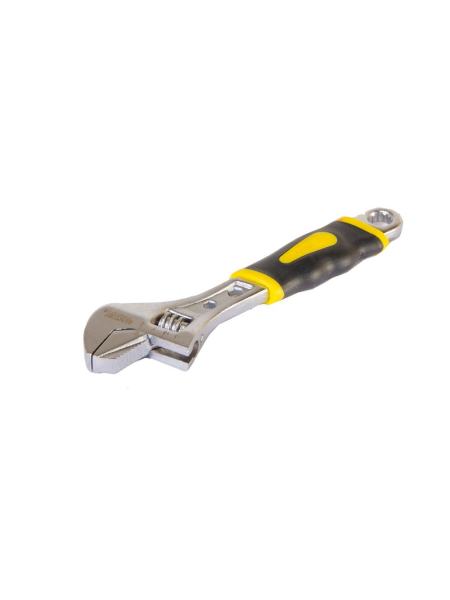 Ключ разводной 150 мм, 0 - 24 мм с двухкомпонентной ручкой, переставная губка MASTERTOOL 76-0421