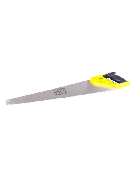 Ножовка столярная 500 мм, 7TPI MAX CUT, каленый зуб, 3-D заточка, полированная MASTERTOOL 14-2150