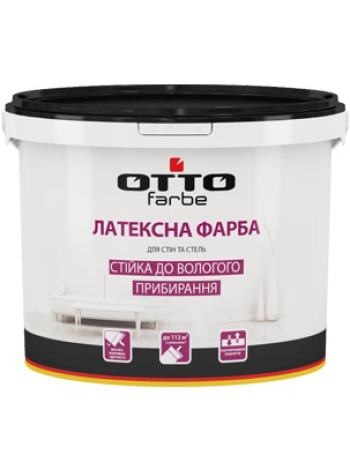 Otto Farbe Краска латексная Снежно-белая 1.4 кг