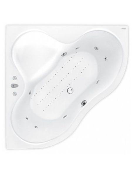PERSJA ванна 150*150см, с системой гидромассажа Smart 2, с сифоном PD5000215