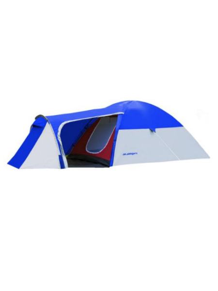 Палатка туристическая Presto Monsun 4 Pro, 3500 мм, синяя
