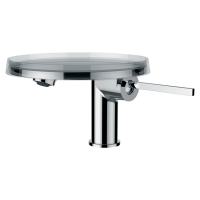 Змішувач Kartell з прозорою поличкою і донним клапаном Laufen H3113310041111
