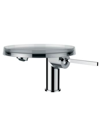 Змішувач Kartell з прозорою поличкою і донним клапаном Laufen H3113310041111