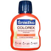 Sniezka Colorex 22 Краситель Красно-оранжевый 100 мл