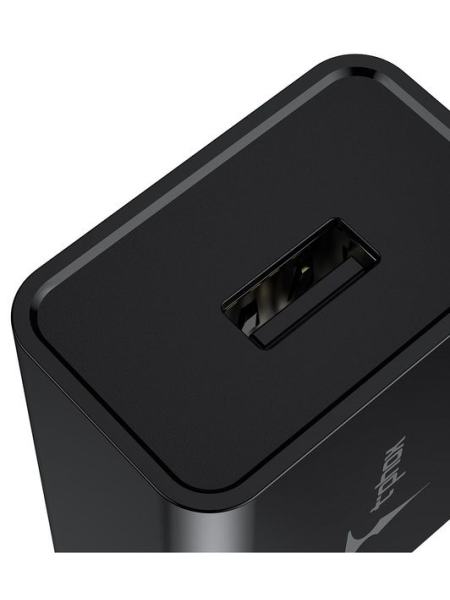 Сетевое зарядное устройство T-PHOX Mini 12W 2.1A + Micro Cable 1m Black