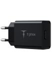 Сетевое зарядное устройство T-PHOX Mini 12W 2.1A + Micro Cable 1m Black