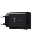 Сетевое зарядное устройство T-PHOX Mini 12W 2.1A + Type-C Cable 1m Black
