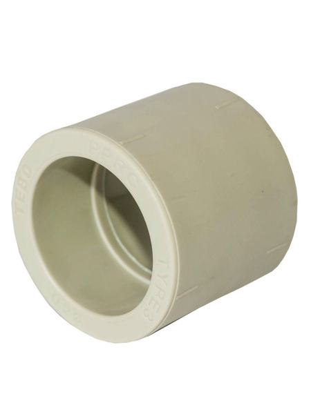 Муфта PPR Ø110 Tebo сіра 1/10