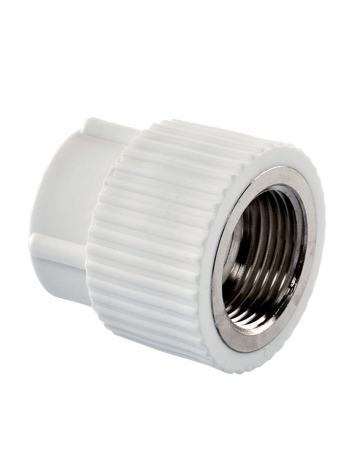 Муфта PPR внутренняя Ø25 х 3/4"В Tebo белая 25/150