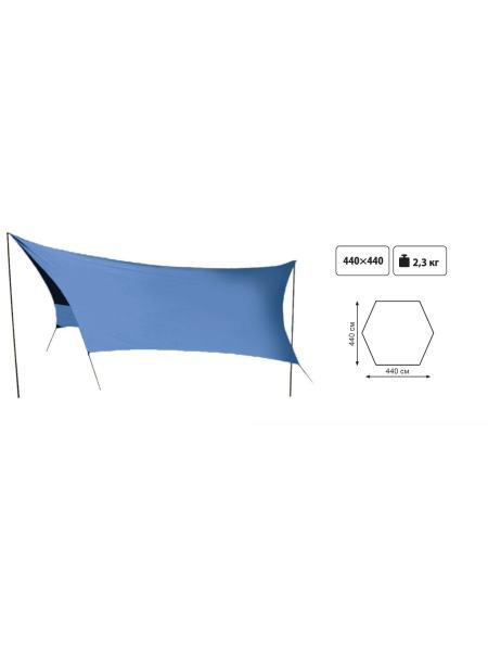 Тент зі стійками Tramp Lite Tent blue (TLT-036)