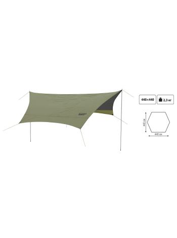 Тент со стойками Tramp Lite Tent green (TLT-034)