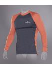 Футболка Tramp Outdoor Tracking Man с длинным рукавом мужская XXL серый/оранжевый (TRUM-005T-orange-XXL)