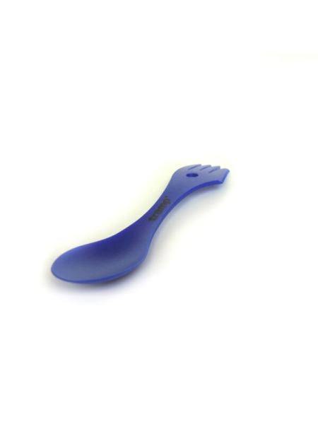 Ложка-вилка (ловилка) пластмассовая Tramp синяя (TRC-069-blue)