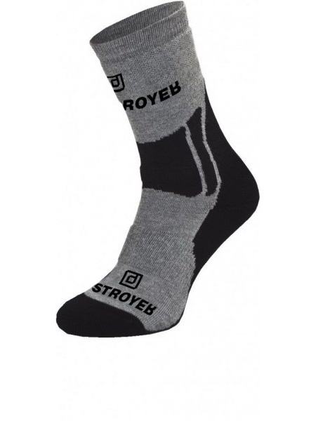 Шкарпетки Destroyer Outdoor Walking Сірий / Чорний 41-43 (TRUS-004-grey-41-43)