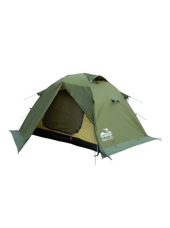 Палатка Tramp Peak 2 (V2) Зеленый (TRT-025-green)