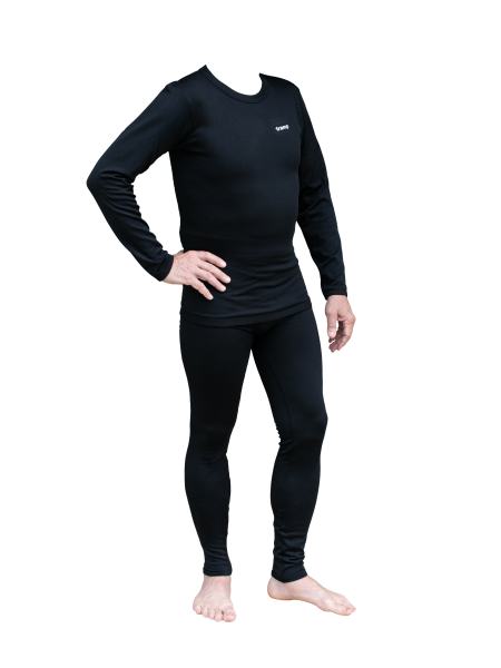 Термобелье мужское Tramp Warm Soft комплект (футболка+кальсоны) TRUM-019 L/XL черный (TRUM-019-black-L-XL)