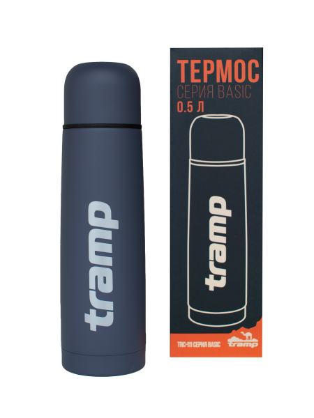 Термос Tramp Basic серый 0,5л (TRC-111-grey)