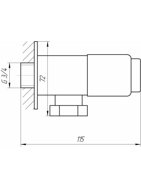 Кран-дозатор для унитаза TREMOLADA ТREMO-472