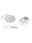 Кухонная мойка ULA 7108 U Micro Decor (ULA7108DEC08)