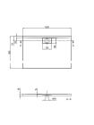ARCHITECTURA поддон 120*80*4,8см,душевой, MetalRim, белый альпин