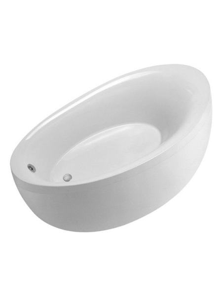 AVEO ванна 190*95cм отдельно стоящая, цвет белый, с удлиненным комплектом слив/перелив