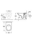 Комплект: O.NOVO DirectFlush унітаз підвісний 5660HR01 з сид. soft-close + Geberit Duofix 458.126.00.1