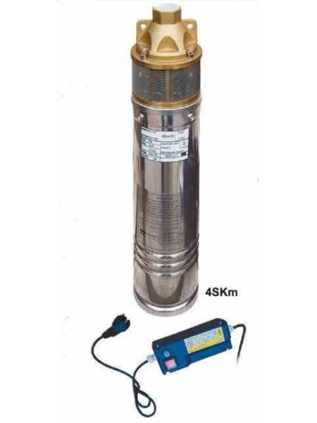Насос скважинный вихревой VOLKS pumpe  4SKm150 1,1кВт + кабель 15м и пульт