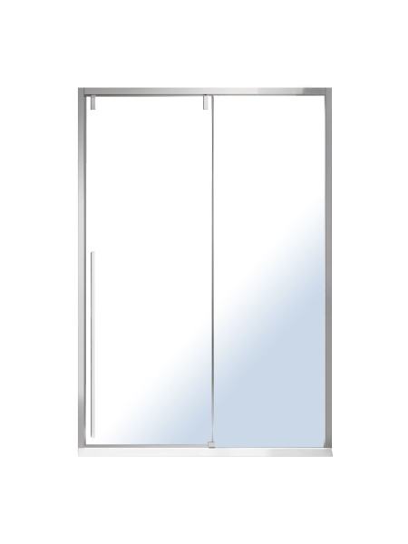 AIVA дверь в нишу 120*195см, раздвижная, прозрачное стекло 8мм, хром
