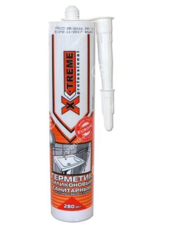 X-Treme Герметик санитарный силиконовый прозрачный 280 мл (10545)