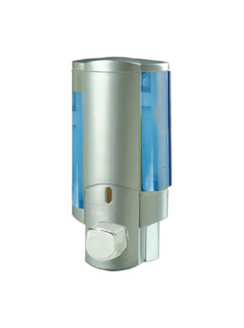 Дозатор для жидкого мыла настенный серый ZERIX LR407 (ZX2718)
